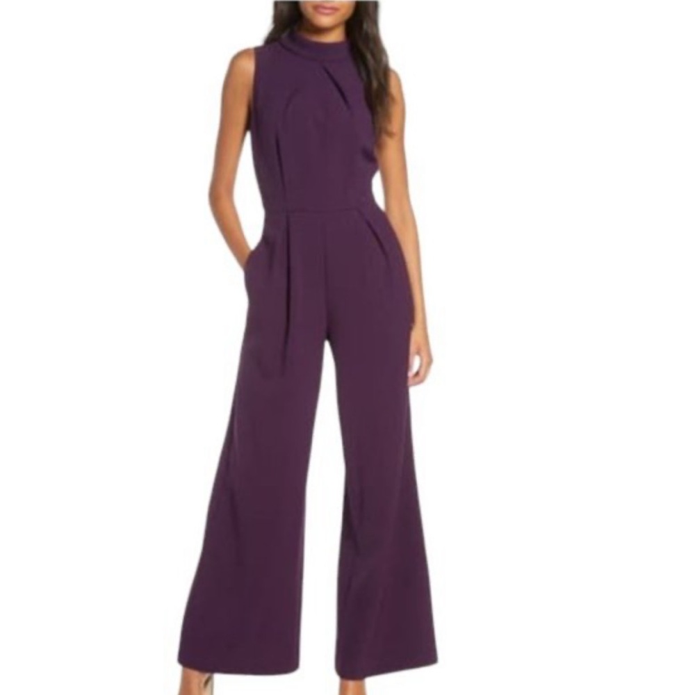 Julia Jordan Jumpsuit (cover photo shown in different color than this navy one)
